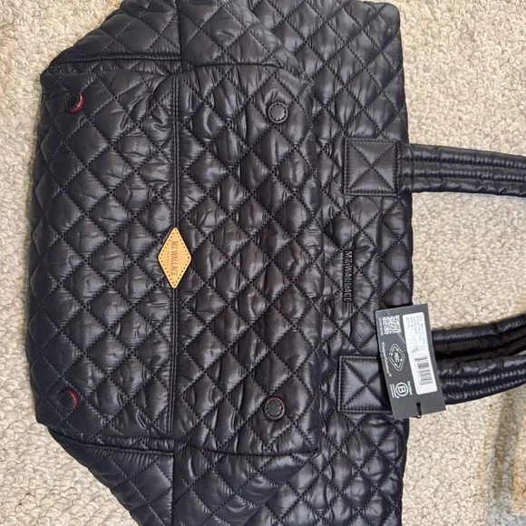 MZ Wallace NWT Black Medium Metro Tote deluxe - Picture 7 of 8